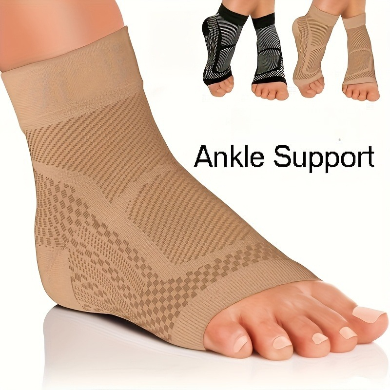 Ankle Brace Sock - 1쌍 스포츠 발목 보호대 압박 슬리브