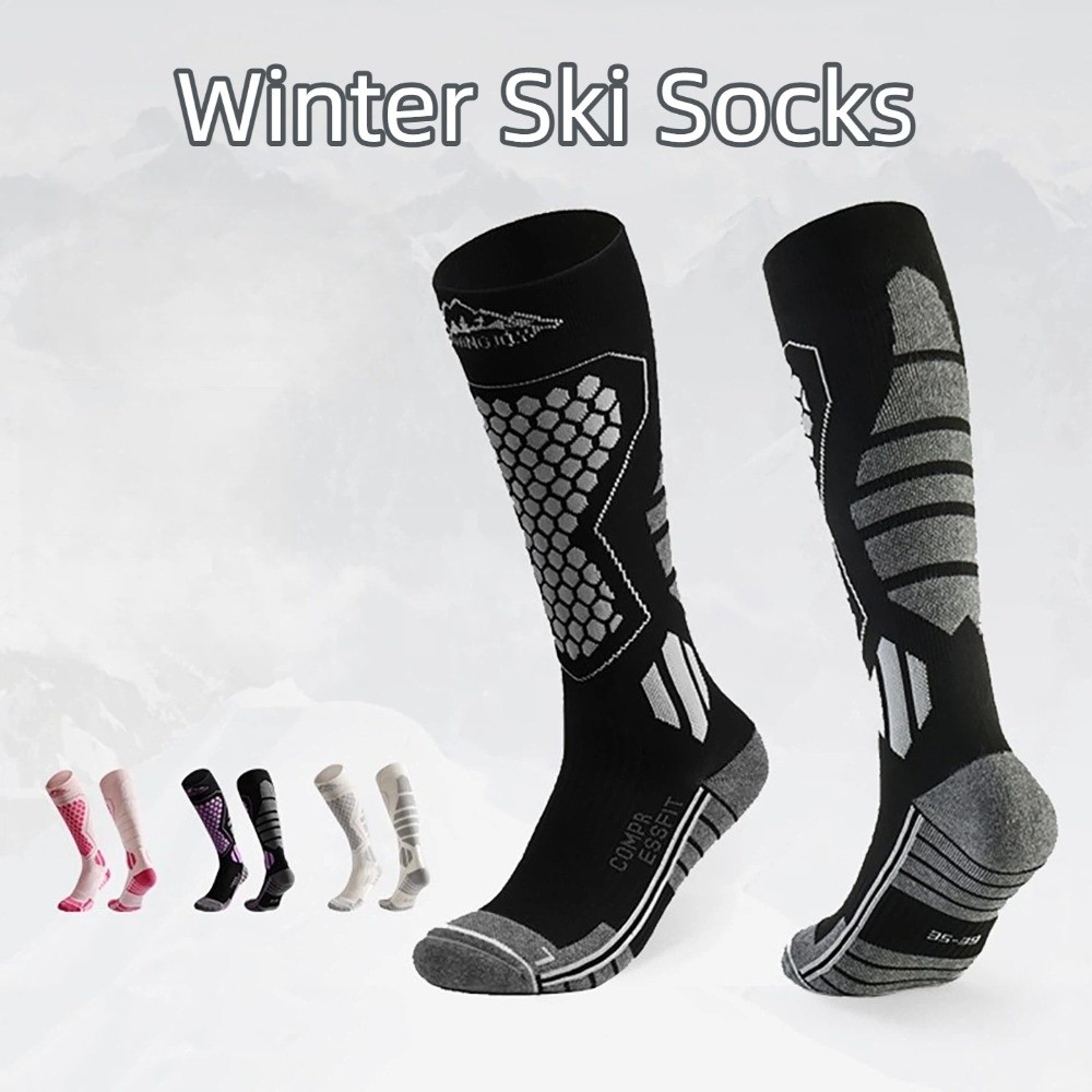 2켤레 두꺼운 스키 양말 통기성 보온 니하이 양말 습기 - Thermal Sock Winter 리뷰 및 가격