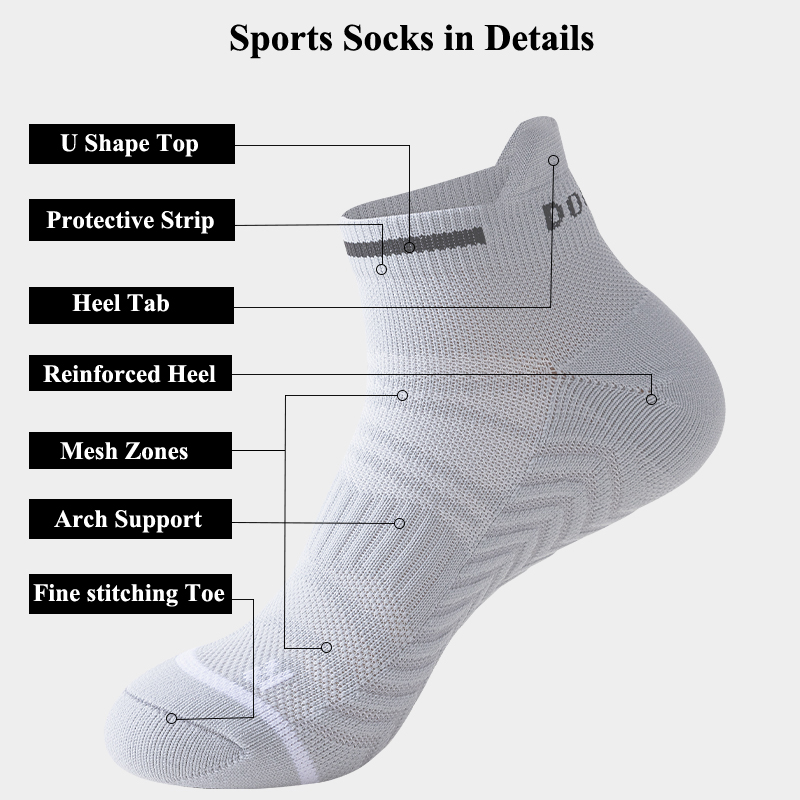 발목 양말 운동용 쿠션 강화 발뒤꿈치 및 발가락 통기성 - Athletic Sock Cushion 리뷰 및 가격